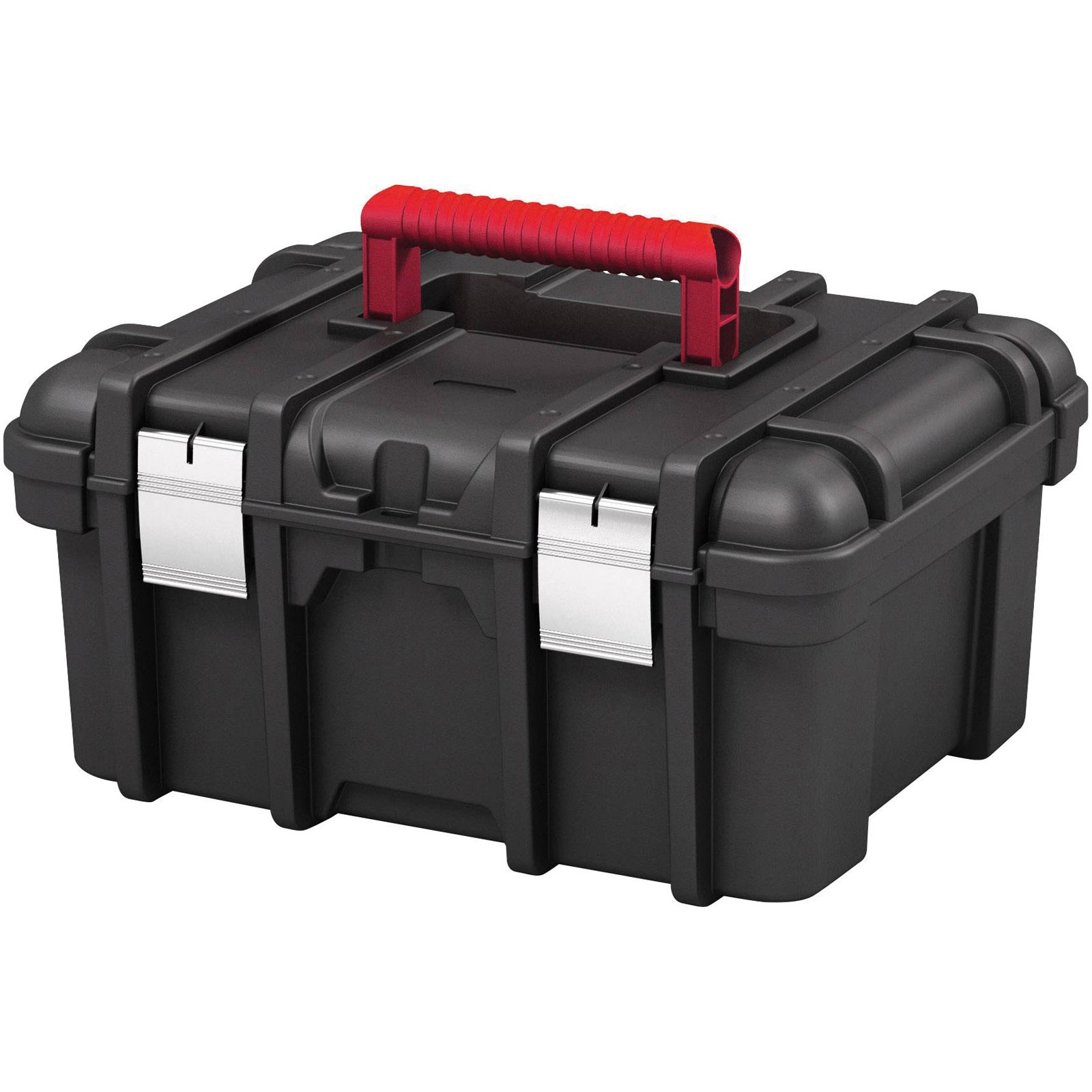 Keter Wide Toolbox Empty Black Durable 1 Piece Organiser