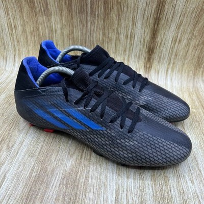 Adidas X Speedflow.3 FG Men's Size 11 Soccer Cleats Black Blue Shoes FY3296