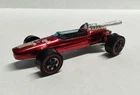 HOT WHEELS VINTAGE REDLINE 1969 BRABHAM REPCO F1 Red w/ Original decals H.K.base