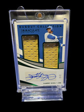 Sammy Sosa 2021 Panini Immaculate Dugout Collections Green Autograph /3