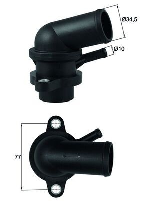 MAHLE TI 239 87D Thermostat Kühlmittel für Daewoo Chevrolet