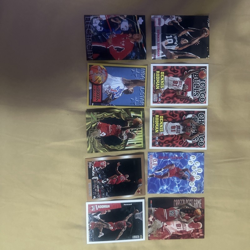 🔥10 Card Lot Of Dennis Rodman!!!🔥