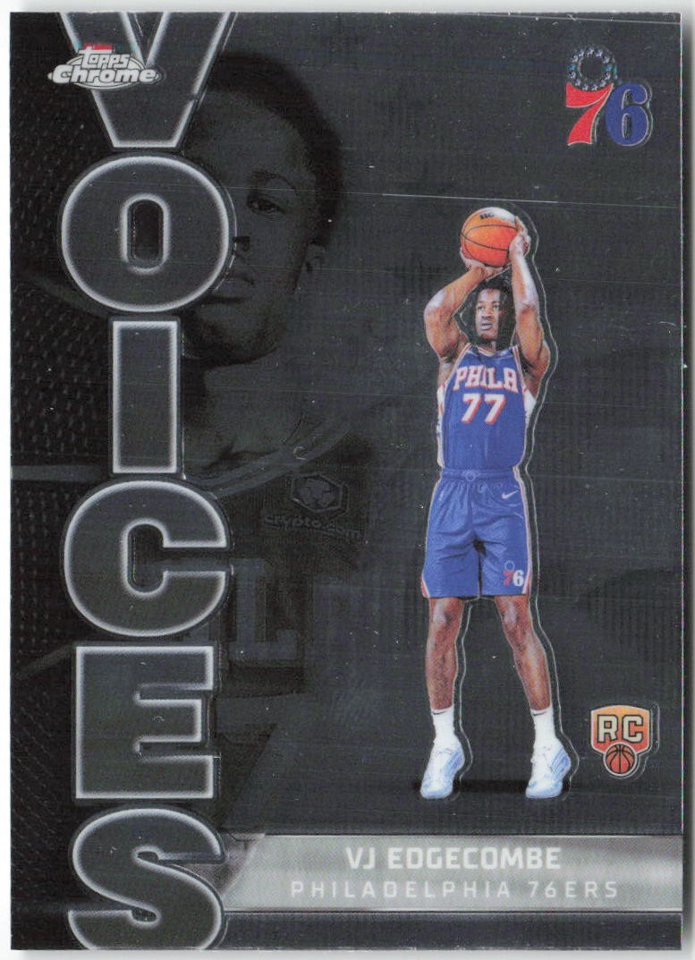 2025-26 Topps Chrome #VS-8 VJ Edgecombe Voices