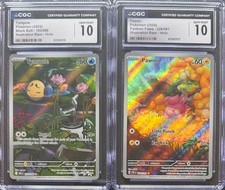 CGC 10 TYMPOLE 103 BLACK BOLT PAWMI 226 PALDEAN FATES ILLUSTRATION RARE POKEMON on eBay