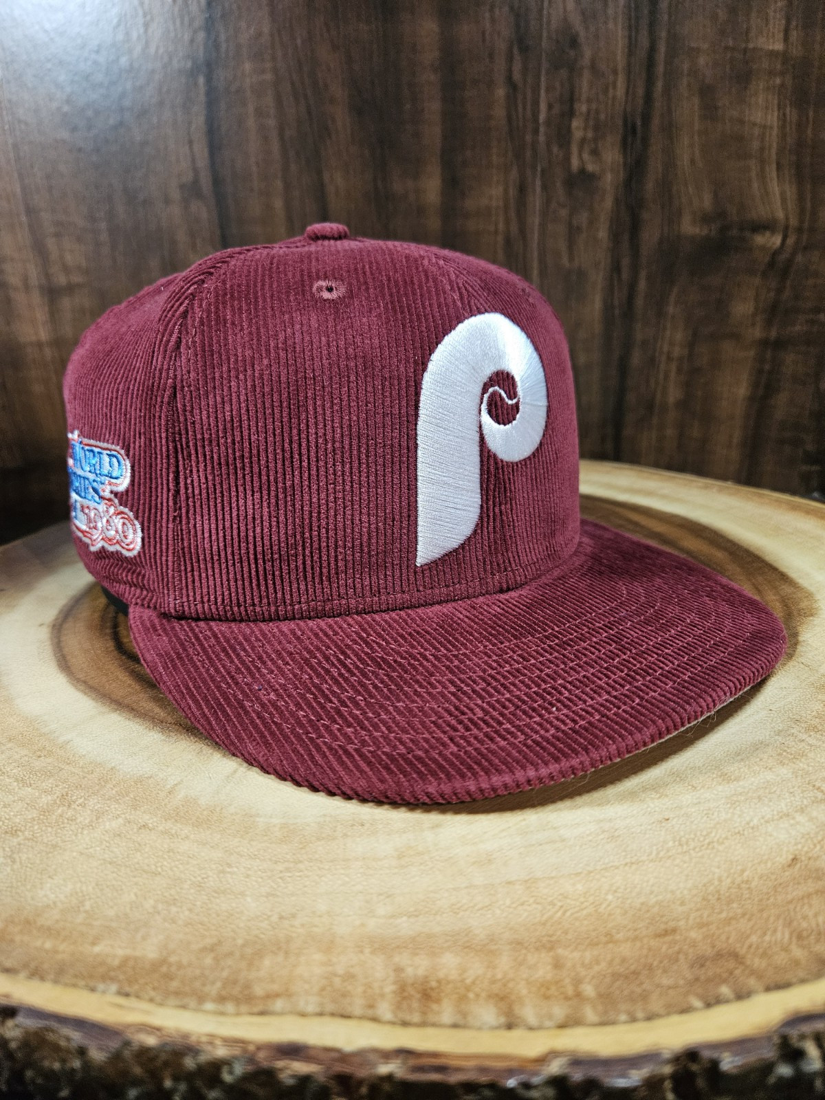 Philadelphia Phillies Corduroy New Era 59Fifty Fitted Hat Cap Size 7 3/8 MLB