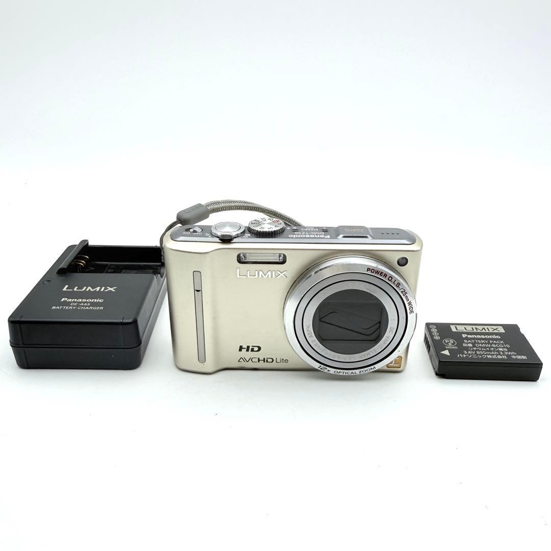 Panasonic LUMIX DMC-TZ10 Gold Tested Working Compact Digital