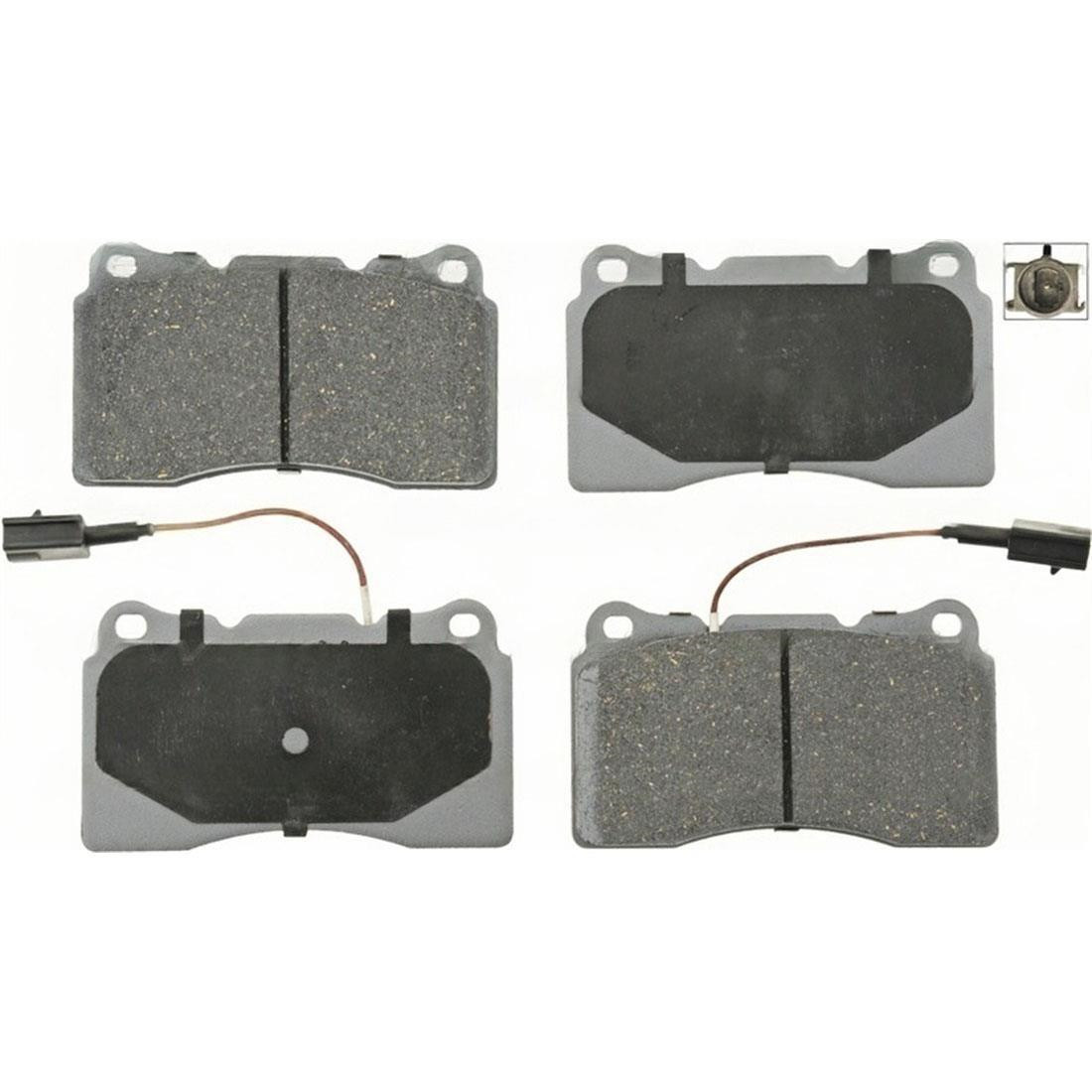 Front Rear Disc Brake Pad Set fits 2005-2006 Ford GT