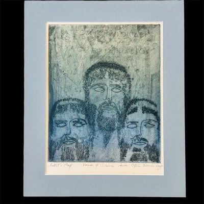 Vintage Anita Coffin Dammin Artist s Proof  Voices of Silence  Print Nantucket