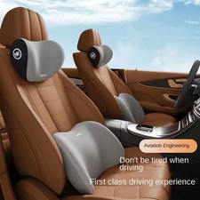 Ergonomic Memory Foam Car Seat Cushion Lumbar Support Headrest All Seasons USA