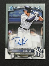 Dax Kilby  2025 Bowman Chrome Draft  Auto #CPA-DK  1st Yankees  RC