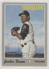 2019 Topps Heritage Minor League Edition Flip Stock Justin Dunn #141 g1z