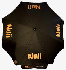 SCHÖLLER FRONERI NUII, Sonnenschirm Werbe Kiosk Strand mit Erdspieß Ø 2 m NEU