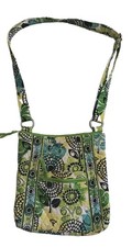 Vera Bradley Floral Limes Up Green Crossbody Women s Shoulder Bag 11X10