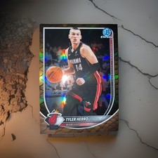 2025-26 Bowman Chrome Tyler Herro BCV-88 Crocodile Refractor Miami Heat Croc