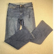 Ariat R.E.A.L. High Rise Fernanda Boot Cut Jean 29S Dark Wash 10" Rise Denim