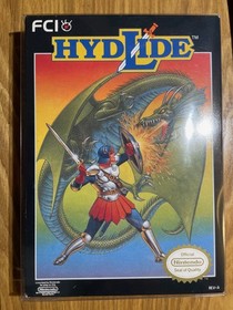 Hydlide for NES, CIB, Clean! TESTED and WORKS Manual game sleeve included