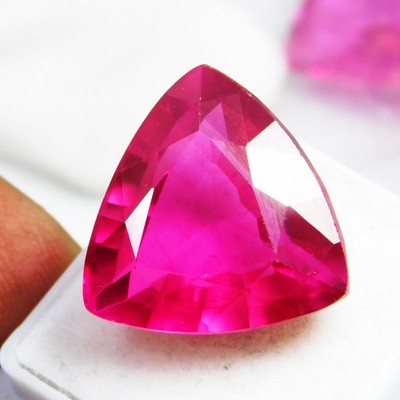 Natural Pink Ruby 36.30 Ct Trillion Zertifiziert IGL Lose Edelstein Aus Mogok