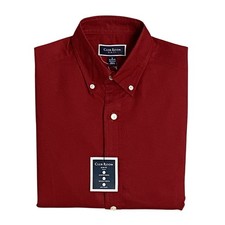Club Room Dress Shirt Men's Small 14-14.5 32/33 Button-Down Slim Fit Red NWOT