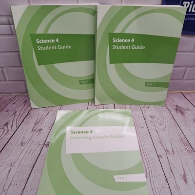 Science 4 Student Guide Part 1, 2 With Coach Guide Part 2, K12 Inc.