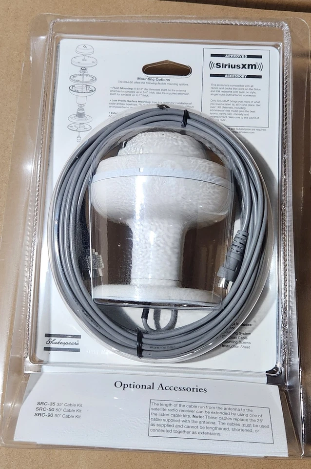 1 antena Shakespeare SRA-50 Sirusxm Foto 3 de 4