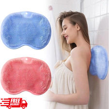 Foot Back Scrubber Exfoliating Silicone Massager Pad Cleaning Mat Bath Shower US