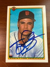 Signed 1990 Bowman - Tony Perezchica