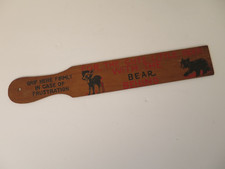 Vintage Souvenir Child' Spanking Paddle "For the Cute Deer With