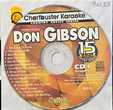 90133 DON GIBSON    CHARTBUSTER  KARAOKE LOT DEAL
