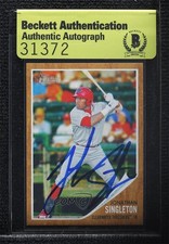 BAS 2011 Heritage Minor League Edition Jon Singleton Jonathan #154 Authentic ur8