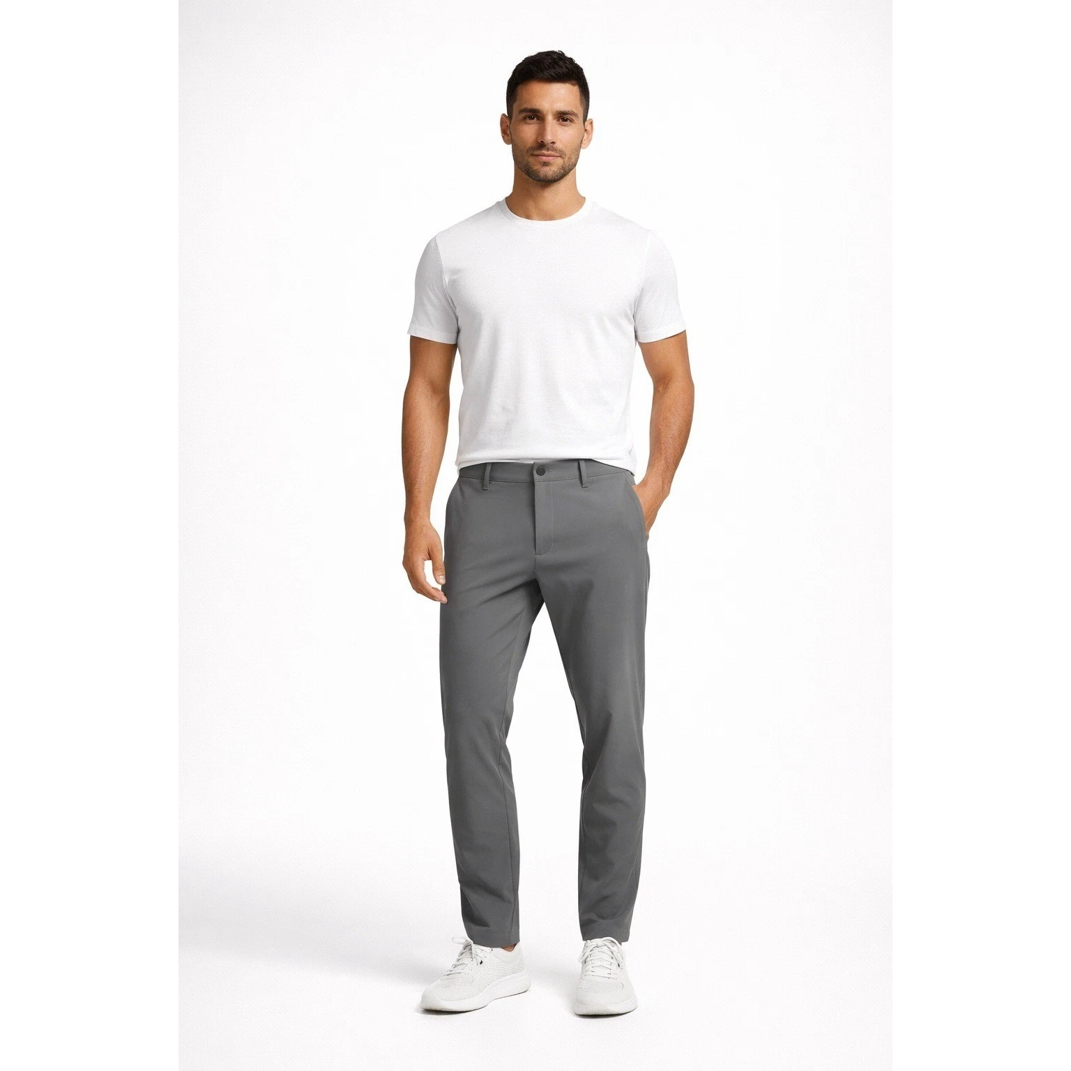 01.Algo WarpTech Commuter Athletic Fit Trouser Dark Grey 32x28 Mens Pants NWT
Opens in a new window