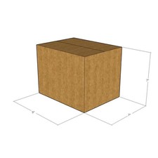 25 9x7x7 Kraft Brown Corrugated Shipping Boxes 32 ECT Single-Wall New
