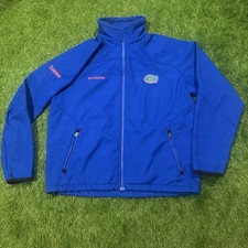 Florida Gator Columbia Jacket Men s L OmniShield Softshell Fleece Lined Full Zip