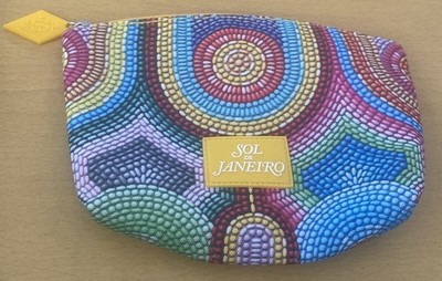 SOL DE JANEIRO LIMITED EDITION 2025 BUNT GEFÜTTERT REISSVERSCHLUSS MAKE-UP/ KOSMETIKTASCHE