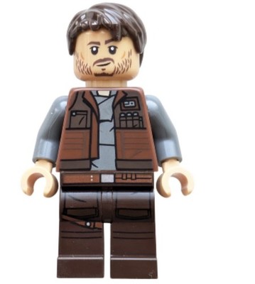 LEGO Star Wars  Minifigur sw1410 Cassian Andor - aus Set 75399 Zustand NEU