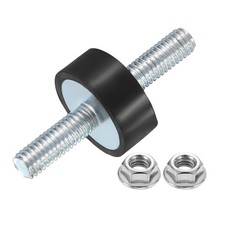 M6 x 18mm Rubber Mounts, 8 x 19mm Rubber Vibration Isolator with Nuts
