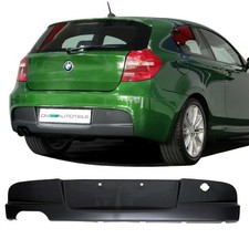 Heckdiffusor Diffusor Schwarz passt f�r BMW 1er E87 E81 mit M-Paket Sto�stange