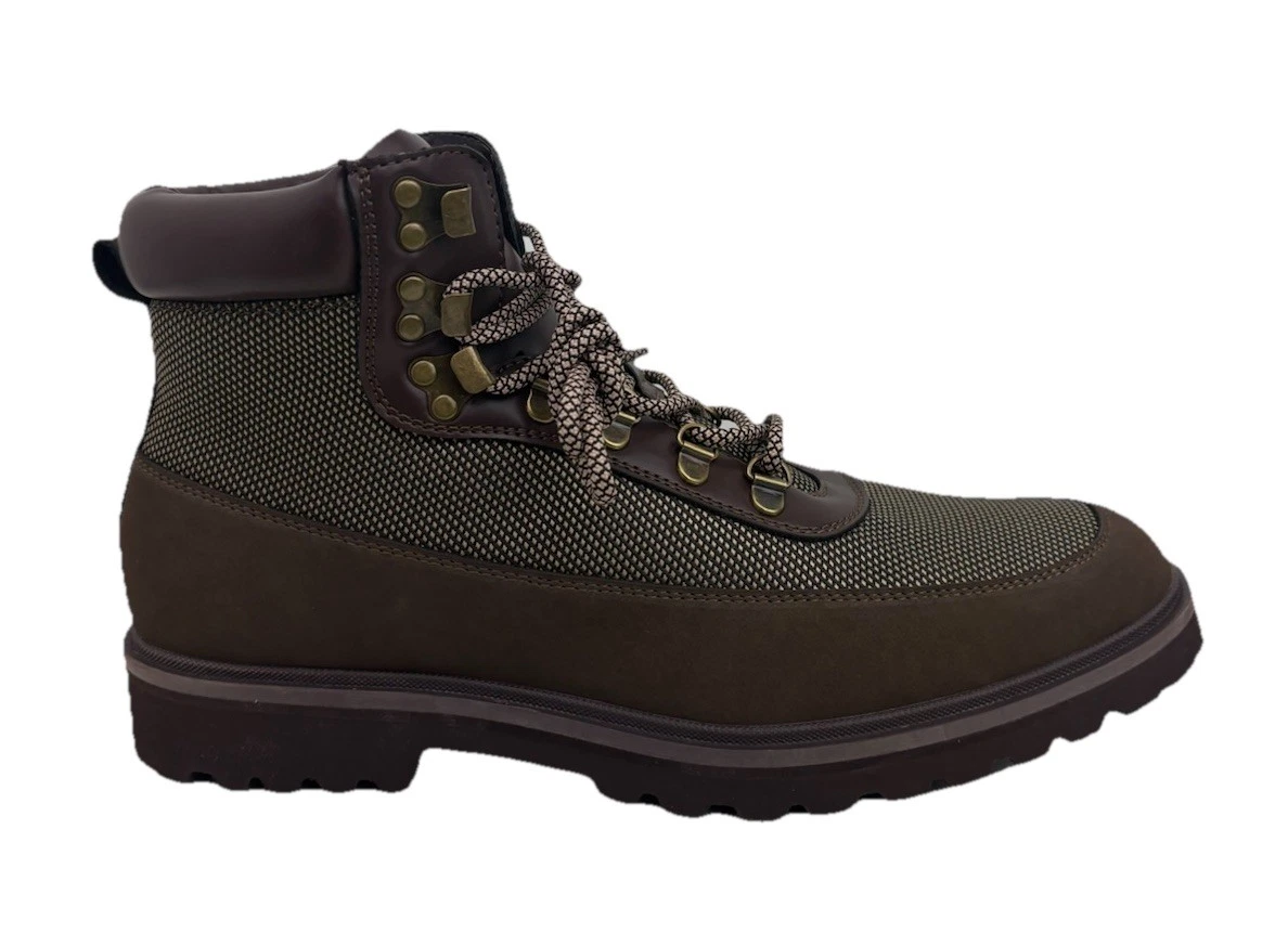 Kenneth Cole Reaction Leather Upper Brown Boots for Men for  display picture 3