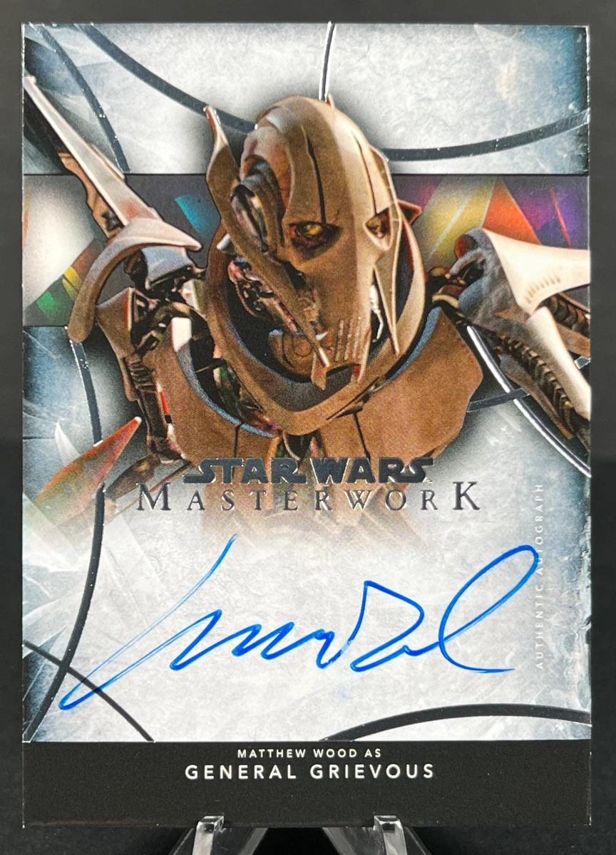 Topps Star Wars Masterwork General Grievous Trading Cards for sale