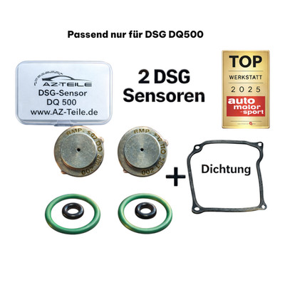 2x Drucksensor Kupplungspositionssensor Dichtung DSG DQ500 0BH 0BT Tiguan T5 T6