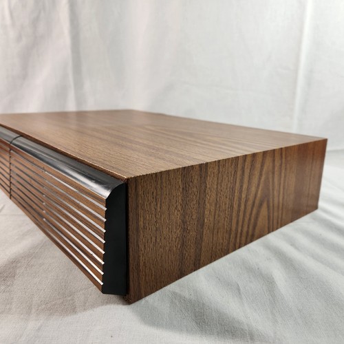 Taśma kasetowa Sztuczne drewno Ziarno Etui do przechowywania 2 szuflady (40 taśm) Vintage - Zdjęcie 4 z 14