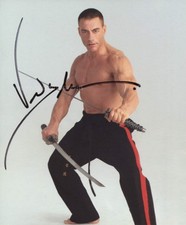 JEAN-CLAUDE VAN DAMME - Hollywood Legend - GENUINE SIGNED AUTOGRAPH