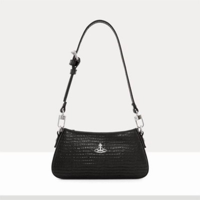 Vivienne Westwood Shoulder Phone Bag Black Crocodile | eBay