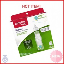Playtex BPA Free Premium Nurser Bottles with Drop in Liners, 3 Count