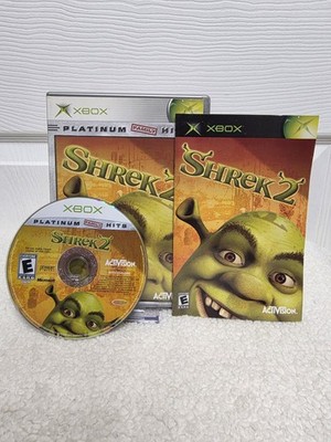 Shrek 2 Microsoft Xbox Platinum Hits Edition Complete In Box With Manual CIB