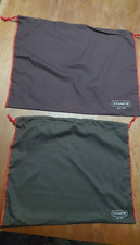 COACH DUST BAGS COVER STORAGE PROTECTIVE DRAWSTRING 19" x 15" AND 16"X12"