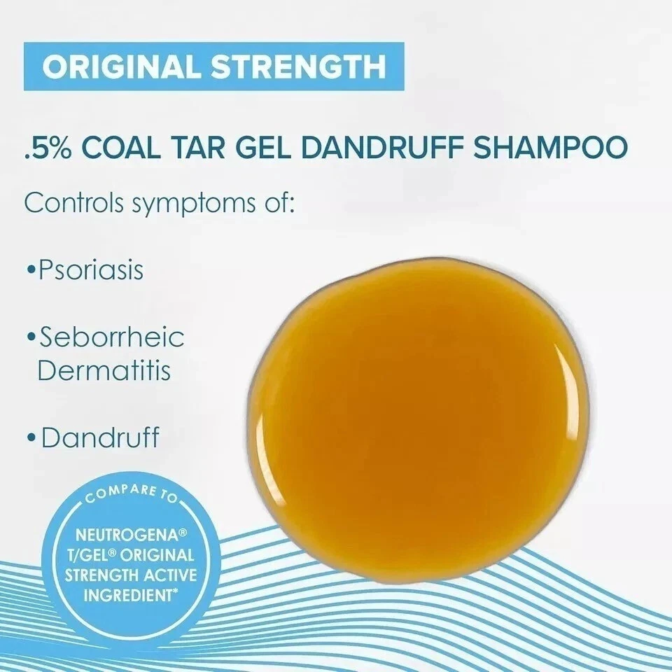 Neutrogena Compared T-Gel Therapeutic Shampoo Extra Strength Treatment 16 FL OZ - Image 3 of 4