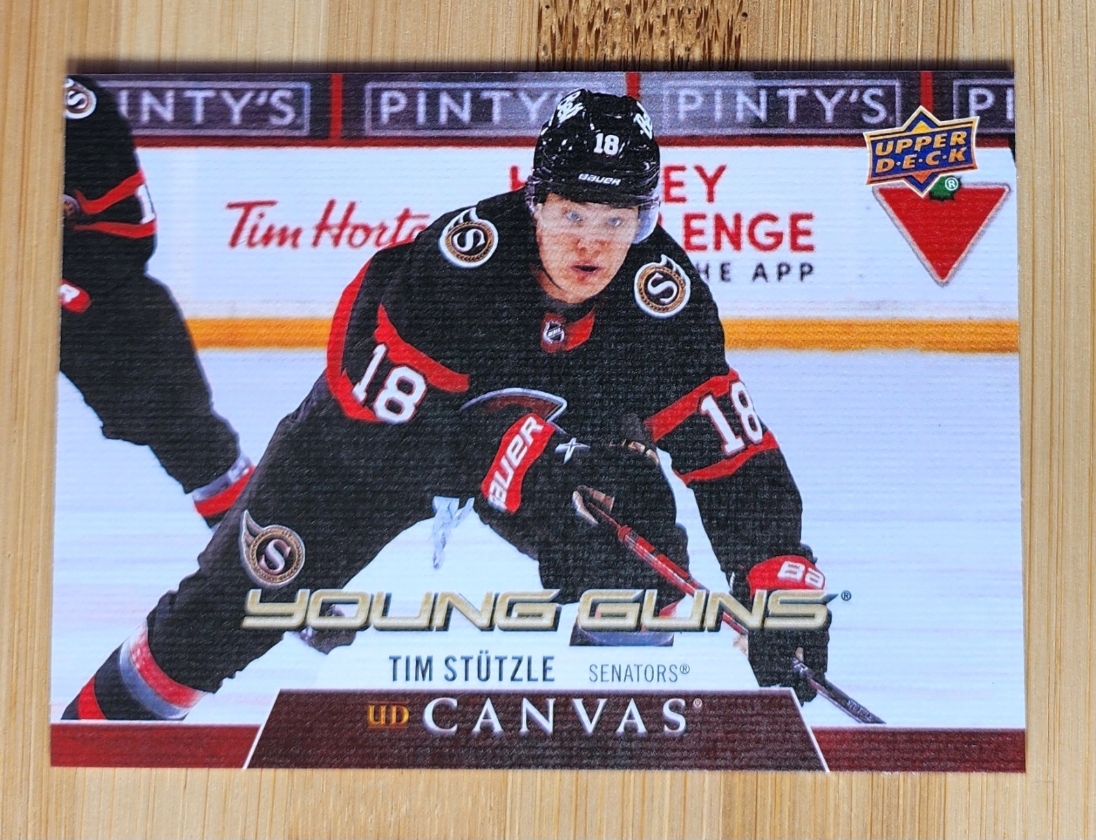 2020-21 Upper Deck Series 2  TIM STUTZLE UD Canvas Young Guns #C211