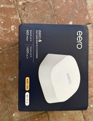 Eero 6 Dual-Band Mesh Wi-Fi 6 Extender (Linksys, TP-Link, Google Nest)