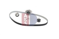 AKS Dasis Wasserpumpe + Zahnriemensatz 570344N Passend FüR Fiat
