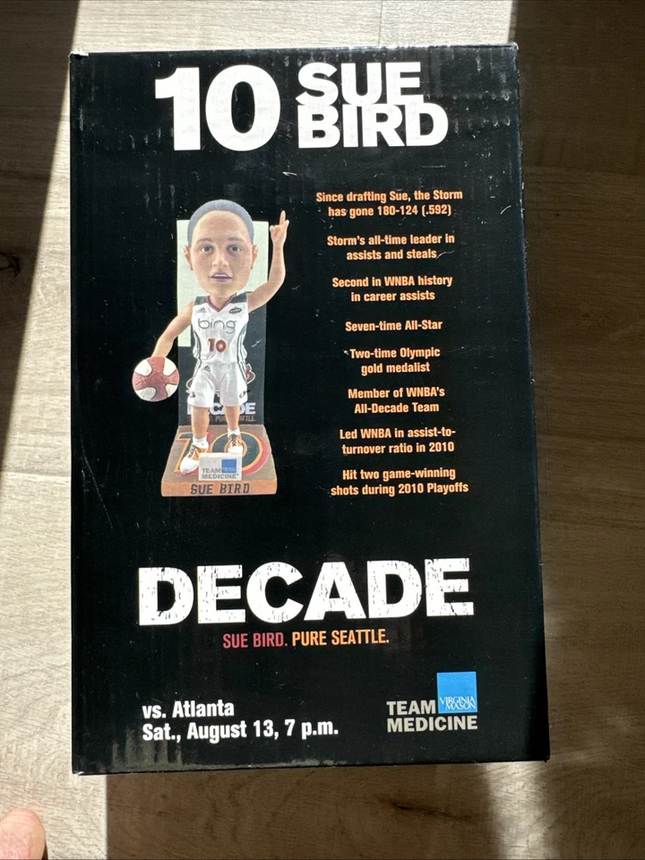 Seattle Storm Sue Bird 2011 Decade SGA bobblehead doll - Image 3 of 4